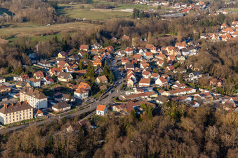 Rue de la Première Armée in Lauterbourg im Bundesland Bas-Rhin, Frankreich