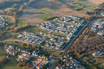Luftaufnahme von Paul Klee Ring in Wörth am Rhein im Bundesland Rheinland-Pfalz, Deutschland