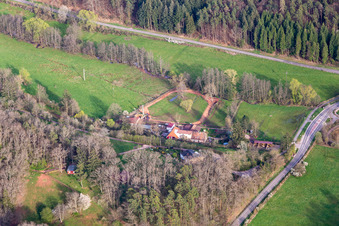 Luftbild von Vogelstockerhof in Eußerthal im Bundesland Rheinland-Pfalz, Deutschland