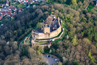 Burgruine Landeck bei Klingenmünster im Bundesland Rheinland-Pfalz, Deutschland