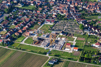 Friedhof in Maikammer im Bundesland Rheinland-Pfalz, Deutschland