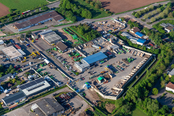 Landauer Wertstoffhof in Landau in der Pfalz im Bundesland Rheinland-Pfalz, Deutschland