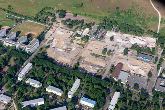 Luftbild von Erzbergerstr im Ortsteil Nordstadt in Karlsruhe im Bundesland Baden-Württemberg, Deutschland