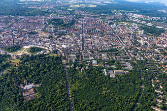 Weststadt, Südweststadt in Karlsruhe im Bundesland Baden-Württemberg, Deutschland