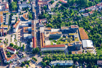 Luftbild von RaumFabrik (ehemaliges Pfaff-Gelände) im Ortsteil Durlach in Karlsruhe im Bundesland Baden-Württemberg, Deutschland