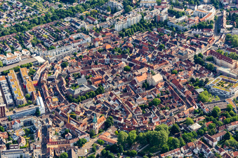 Historische Altstadt Durlach in Karlsruhe im Bundesland Baden-Württemberg, Deutschland