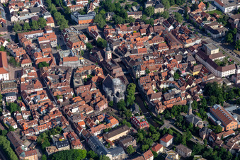 St. Martin Kirche Ettlingen an der Alb im Bundesland Baden-Württemberg, Deutschland