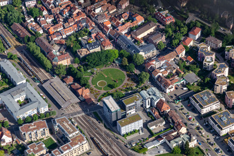 Stadtpark Ettlingen im Bundesland Baden-Württemberg, Deutschland