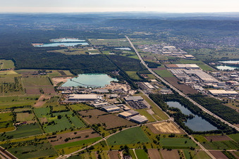 Lidl Zentrallager Bietigheim im Bundesland Baden-Württemberg, Deutschland