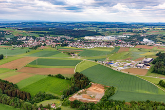 Luftbild von Pfullendorf im Bundesland Baden-Württemberg, Deutschland