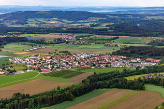 Luftbild von Ortsteil Baumgarten in Horgenzell im Bundesland Baden-Württemberg, Deutschland