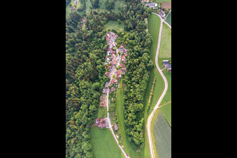 Schloßhalde im Ortsteil Schmalegg in Ravensburg im Bundesland Baden-Württemberg, Deutschland