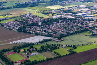 TeleData-Stadion T in Weingarten bei Ravensburg im Bundesland Baden-Württemberg, Deutschland