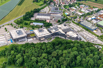 Luftaufnahme von Vetter-Pharma GmbH & Co. KG im Ortsteil Torkenweiler in Ravensburg im Bundesland Baden-Württemberg, Deutschland