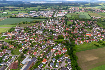 Industriegebiet Mimmenhausen im Ortsteil Neufrach in Salem im Bundesland Baden-Württemberg, Deutschland