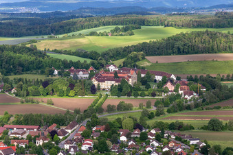Kloster, Schule und Schloss Salem im Ortsteil Stefansfeld im Bundesland Baden-Württemberg, Deutschland
