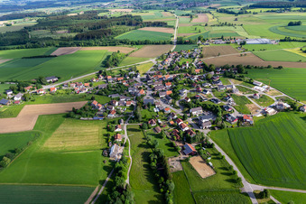 Luftbild von Ortsteil Sentenhart in Wald im Bundesland Baden-Württemberg, Deutschland