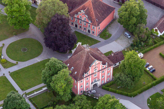 Schrägluftbild von Schule Schloss Salem im Ortsteil Stefansfeld im Bundesland Baden-Württemberg, Deutschland