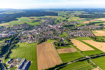 Luftbild von Meßkirch im Bundesland Baden-Württemberg, Deutschland