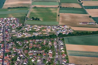 Luftbild von Neubaugebiet K2 in Kandel im Bundesland Rheinland-Pfalz, Deutschland