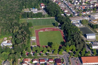 Luftbild von SV Rülzheim 1920 e.V im Bundesland Rheinland-Pfalz, Deutschland