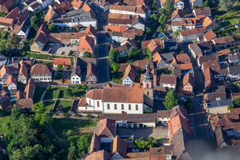 Pfarrkirche St. Michael in Rheinzabern im Bundesland Rheinland-Pfalz, Deutschland