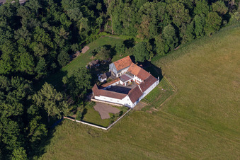 Erlenbacher Mühle im Ortsteil Minderslachen in Kandel im Bundesland Rheinland-Pfalz, Deutschland