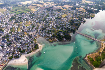 Luftaufnahme von Le Ster in Plobannalec-Lesconil im Bundesland Finistère, Frankreich