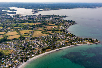 Plage de Lodonnec in Loctudy im Bundesland Finistère, Frankreich