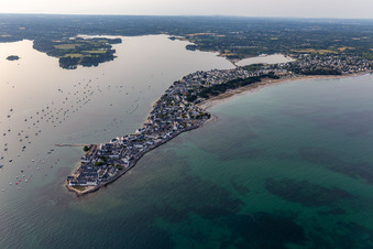 Halpinsel Île-Tudy in der Bretagne im Bundesland Finistère, Frankreich
