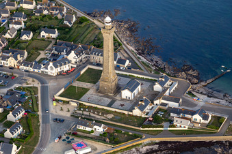 Phare d’Eckmühl in Penmarch im Bundesland Finistère, Frankreich