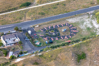 Mini golf des pirates im Ortsteil Penmarc'h-Kerity in Penmarch im Bundesland Finistère, Frankreich