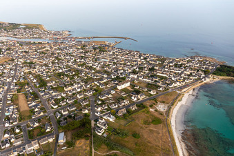 Plage de la Grève Blanche in Guilvinec im Bundesland Finistère, Frankreich