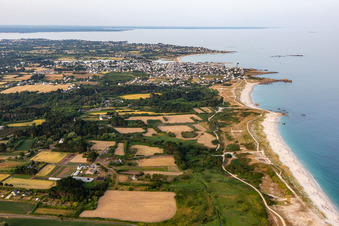 Plage de Skividen in Treffiagat im Bundesland Finistère, Frankreich
