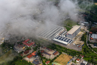 Luftaufnahme von Einhell Germany AG in Landau an der Isar im Bundesland Bayern, Deutschland