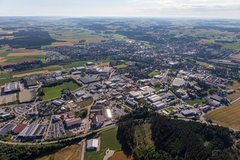 Industriegebiet Landshuter Straße in Vilsbiburg im Bundesland Bayern, Deutschland