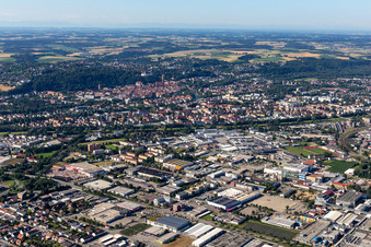 Landshut im Bundesland Bayern, Deutschland von oben gesehen