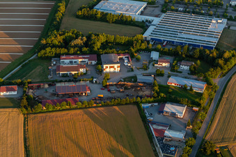 Industriegebiet An der Hadersbacher Straße in Geiselhöring im Bundesland Bayern, Deutschland