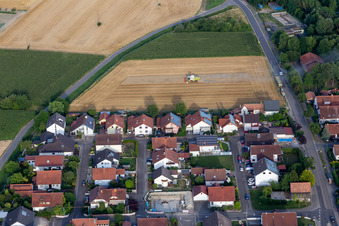 Gartenweg in Neupotz im Bundesland Rheinland-Pfalz, Deutschland