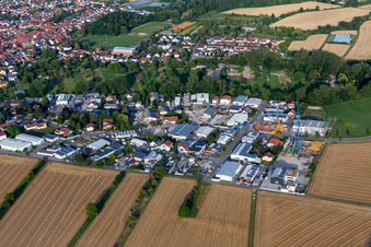 Liedolsheim Gewerbegebiet SW in Dettenheim im Bundesland Baden-Württemberg, Deutschland