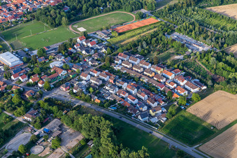 Lindenweg, Birkenweg im Ortsteil Liedolsheim in Dettenheim im Bundesland Baden-Württemberg, Deutschland