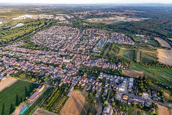 Ortsansicht aus Norden in Lingenfeld im Bundesland Rheinland-Pfalz, Deutschland