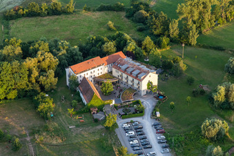 Hotel Zeiskamer Mühle im Bundesland Rheinland-Pfalz, Deutschland aus der Luft