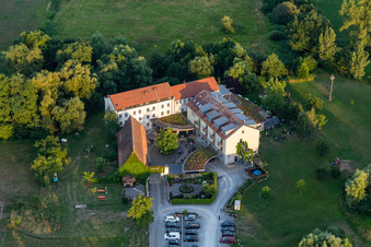 Hotel Zeiskamer Mühle im Bundesland Rheinland-Pfalz, Deutschland von oben gesehen