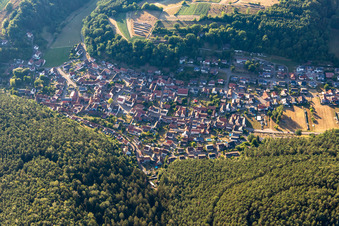 Vorderweidenthal im Bundesland Rheinland-Pfalz, Deutschland aus der Luft