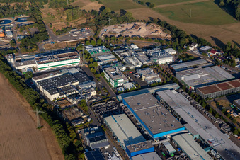 Industriegebiet Landau Ost mit RONAL und Rose Druck in Landau in der Pfalz im Bundesland Rheinland-Pfalz, Deutschland