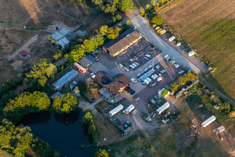 Luftbild von Lischer Fahrzeugbau e.K. Inh. Elena Winter in Gommersheim im Bundesland Rheinland-Pfalz, Deutschland