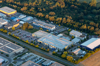 Luftbild von Eberspächer catem GmbH & Co. KG in Herxheim bei Landau im Bundesland Rheinland-Pfalz, Deutschland