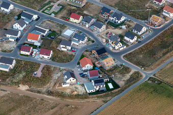 Neubaugebiet K2, Narzissenweg in Kandel im Bundesland Rheinland-Pfalz, Deutschland