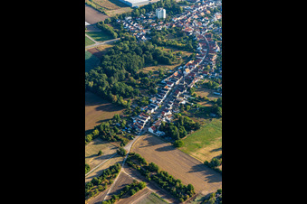 Langgasse in Schifferstadt im Bundesland Rheinland-Pfalz, Deutschland